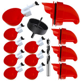 Aopchry automatic feeder set close-up shows durable construction for steady feeding.