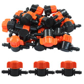Aoserge shut-off valve in-line barbed 1/4in tubing for leak-proof connections.