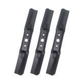 Apeixoto ZT1 54 blades pack, front view, sturdy steel for durable mower performance