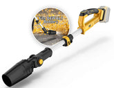 APEXPPOWER leaf blower with DEWALT 20V Max compatibility for versatile cordless cleanup