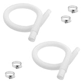 Apopip 1-1/4 inch skimmer hose 3ft in use for above-ground pools pump connection.