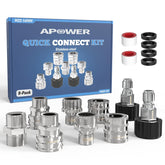 APOWER quick-connect kit box view showing complete set for easy upgrades
