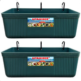 APRICOCK large feed trough assembly for efficient livestock feeding.