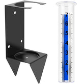 AQKILO 7-inch rain gauge with removable tube for accurate garden measurement