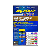 AquaChek Select Connect strip pack for seven tests, quick pool balance checks.