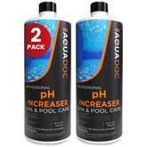 AquaDoc Spa pH Increaser bottle pour promotes balanced hot tub water