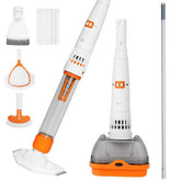 Aquafysh all-in-one vacuum docked for charging, ready for quick pool cleaning.