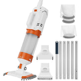 AQUAFYSH cordless pool vacuum suction in action delivering fast cleaning.