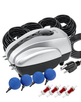 AquaMiracle all-in-one koi pond aerator kit in action for oxygenation