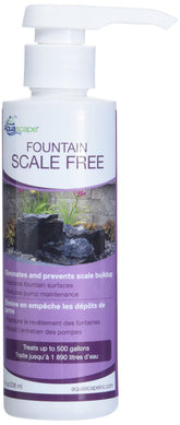 Aquascape Fountain Scale Free bottle pouring for easy fountain dosing