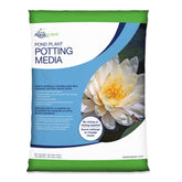 Aquascape pond potting media bag closeup shows fine, non-toxic planting medium.