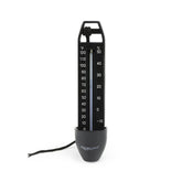 Aquascape submersible pond thermometer in black for year-round temperature tracking.
