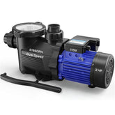Aquastrong pump front view with dual-speed control for efficient filtration