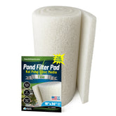Aquatic Experts Classic koi pond filter pad fine white 18x36 in action improving mechanical filtration for koi ponds
