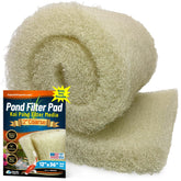 Aquatic Experts Cream coarse pad, 2-inch thick, enhances koi pond filtration.