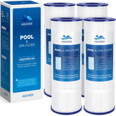 AQUIVEX CCP320 cartridge top view; easy installation for pool filter setups.