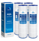 AQUIVEX CL340 cartridge showing 27-inch length for efficient pool filtration.