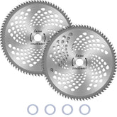 AR-PRO 10-inch carbide brush blades pack shot, built for durable yard maintenance.