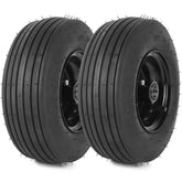 AR-PRO 11x4-5 tire and wheel assembly with tube for lawn mower replacement