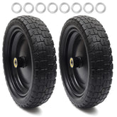 AR-PRO 13-inch flat-free tire and wheel, front view for carts