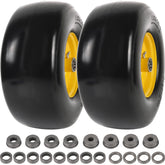 AR-PRO 13x6.50-6 flat-free tire and wheel, front view for zero-turn mowers