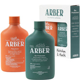 ARBER organic liquid plant food bottle boosts nutrient delivery for healthy foliage.