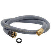 ARBUTUS garden hose with brass connector for durable, leak-free water transfer.