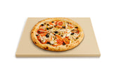 Arcedo pizza stone in 15x12 inch size for oven or grill delivers crisp crusts.