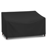Arcedo waterproof 2-seater loveseat cover fabric detail shows durable, UV-resistant texture.