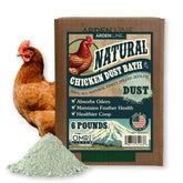 Arden Line zeolite dust bath pouring for cleaner feathers and natural dust bathing