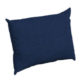 Arden Selections outdoor cushion back in sapphire blue for fade-resistant patio seating.