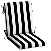 Arden Selections outdoor chair cushion 20x44 front view; durable fade-resistant fabric for daily patio meals.