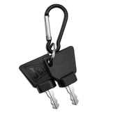 Aree ignition keys for JCB heavy equipment two-pack showing broad compatibility and identification marks.