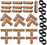 Arfun 28P drip fittings coupling for secure leak-free irrigation connections.