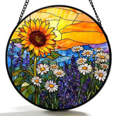Argodaze sunflowers suncatcher brightens natural light in any room