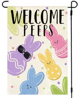 argoofg easter flag front view highlights welcoming porch colors