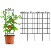 ARIFARO 47-inch garden trellis supports climbing plants outdoors, helps maximize vertical space.
