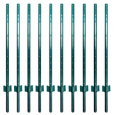 ARIFARO fence post 4ft pack of 10 ready for quick no-dig installation