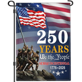 Aroxtms 250-years flag for outdoor garden display, durable polyester.