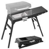 Arribueno foldable griddle stand with Blackstone fit—stable setup for outdoor cooking