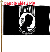 ARSOF Pow Mia flag 3x5 outdoor, double-sided for full visibility