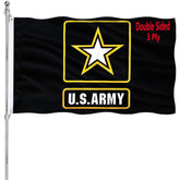 ARSOF US Army flag 3x5 front view with bold colors and durable fabric.