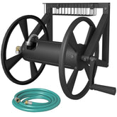 Artigarden triangle wall-mounted hose reel for tidy yards and easy access.