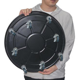 ARTLINE round plant stand with lockable wheels for stable indoor-outdoor mobility.