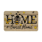 Artoid Mode Bee Daisy doormat adds seasonal charm to entryways and porches.