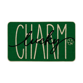 Artoid Mode Lucky Charm doormat greets guests at St. Patrick's Day foyer with seasonal charm