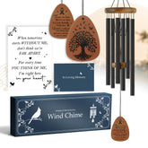 ARUN Sympathy Wind Chimes 37-inch premium packaging for memorial gifting.