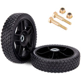 ASDFGHT 8-inch lawn mower wheel front view for quick, precise replacement