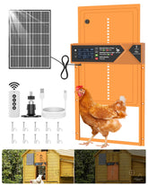 AsFrost large coop door entrance enables easier passage for bigger birds.