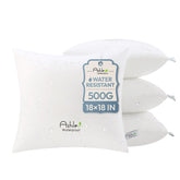 Ashler Home Deco outdoor pillow insert showing waterproof fabric for patio durability.